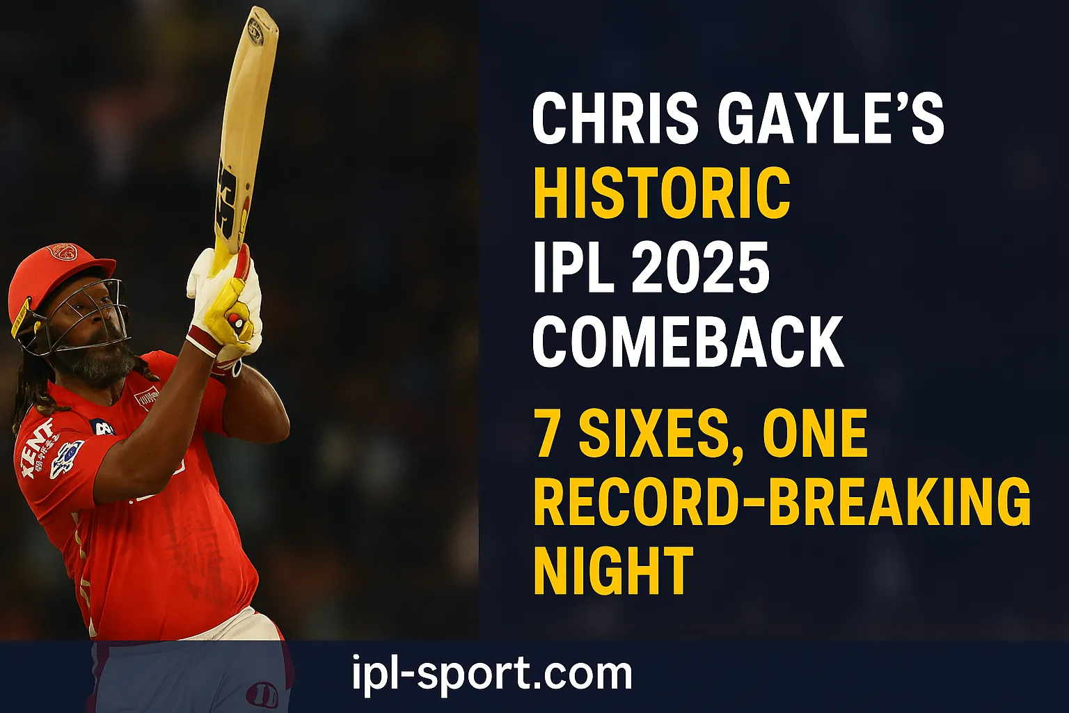 IPL 2025: Gayle’s Historic Night Stuns Fans