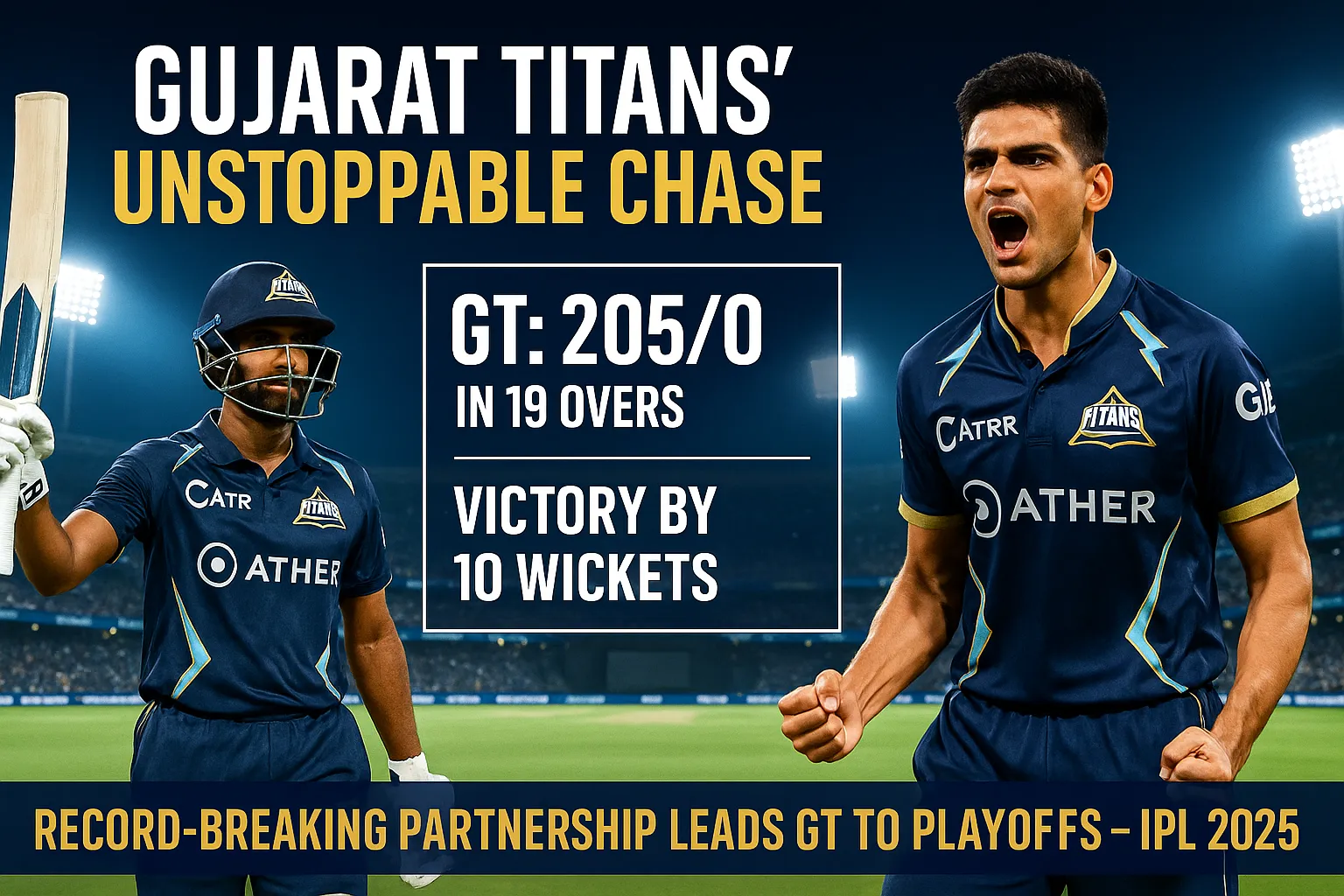 IPL 2025 shocker as Gujarat Titans smash rivals