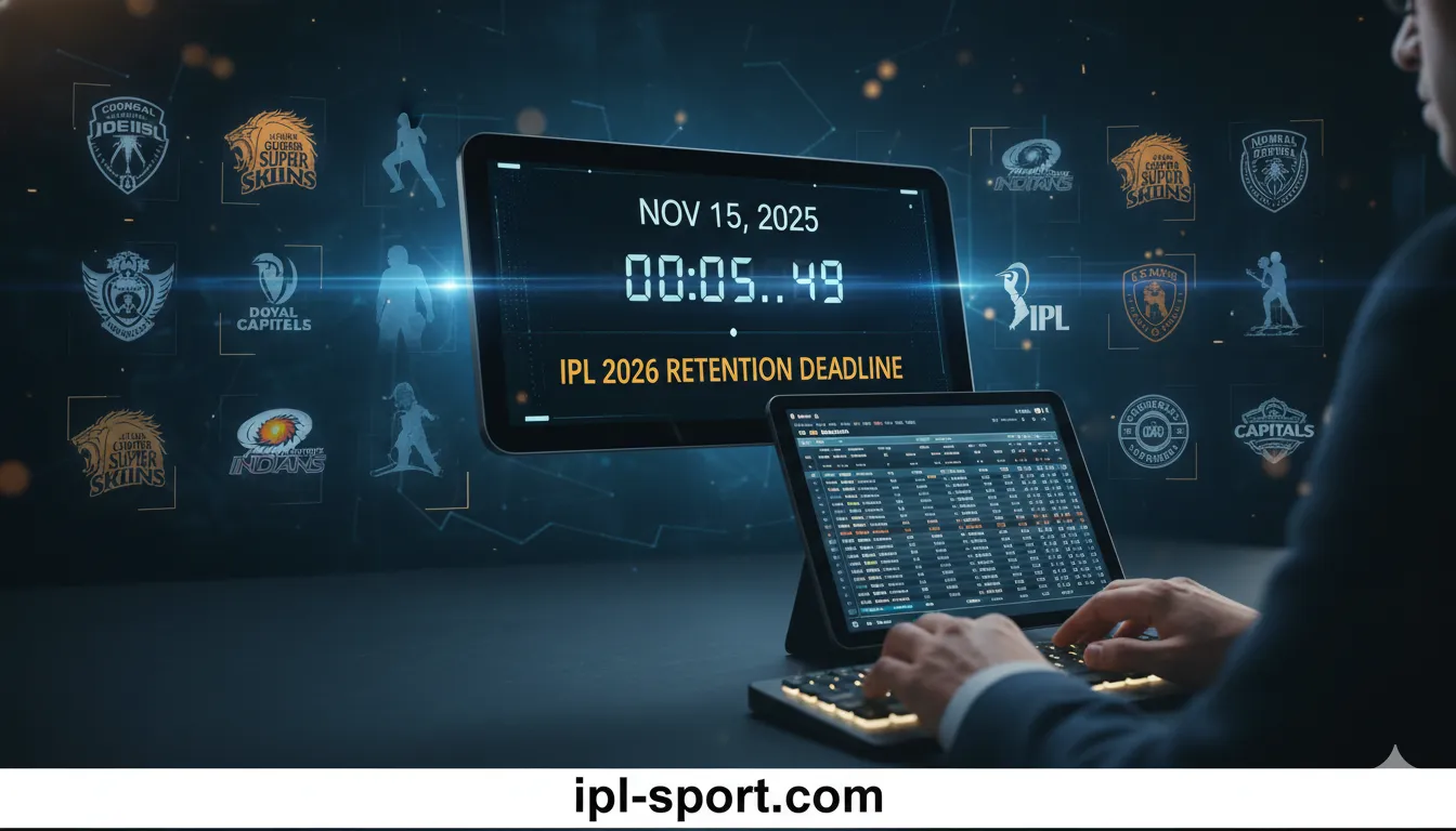 IPL 2026 Retention Battle Heats Up as Teams Race Time