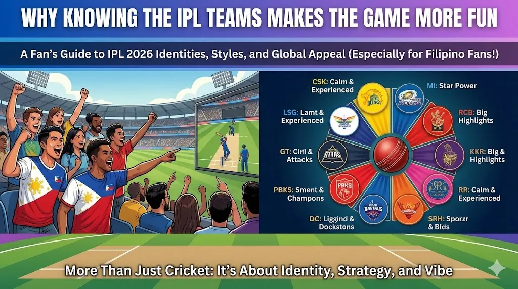 2026 IPL Teams Guide for Filipino Cricket Fans