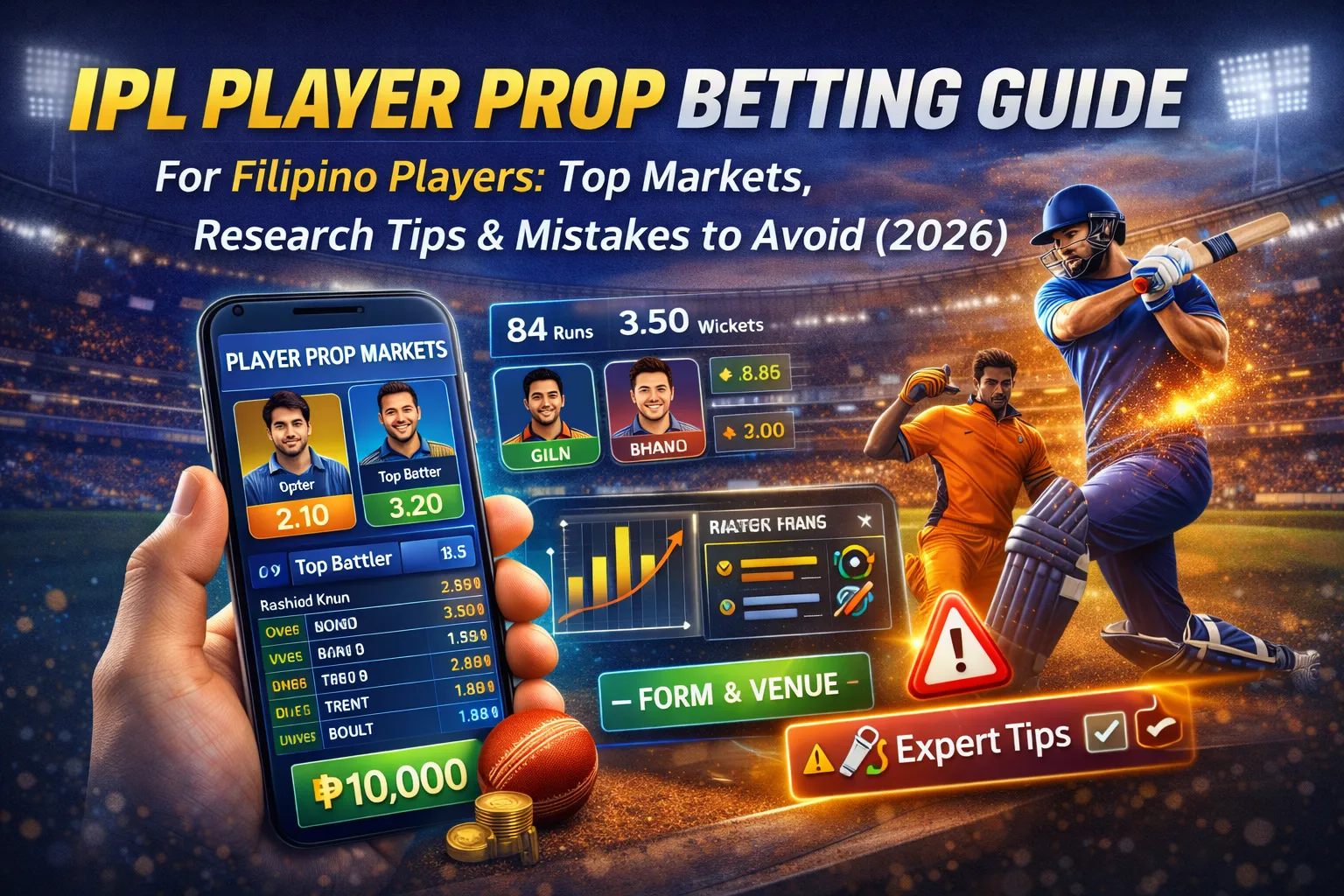 IPL Player Prop Betting Guide for Filipino Players: Top Markets, Research Tips & Mistakes to Avoid (2026)