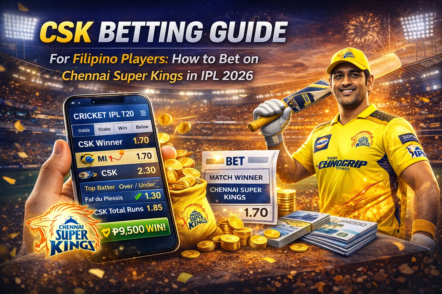 CSK Betting Guide for Filipino Players: How to Bet on Chennai Super Kings in IPL 2026