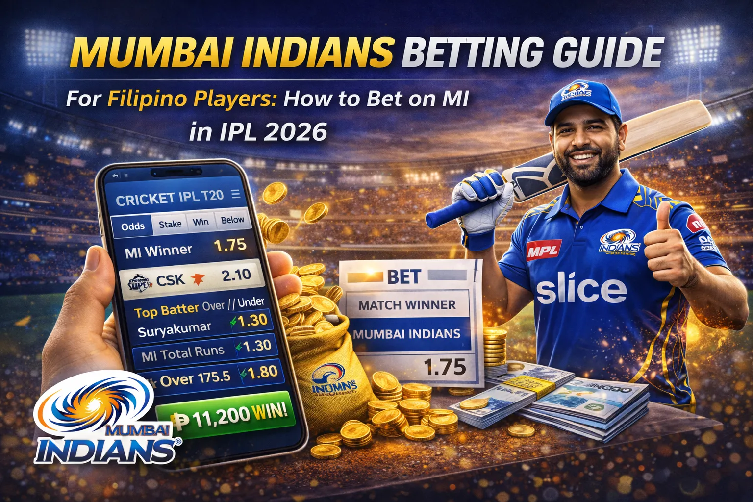 Mumbai Indians Betting Guide for Filipino Players: How to Bet on MI in IPL 2026