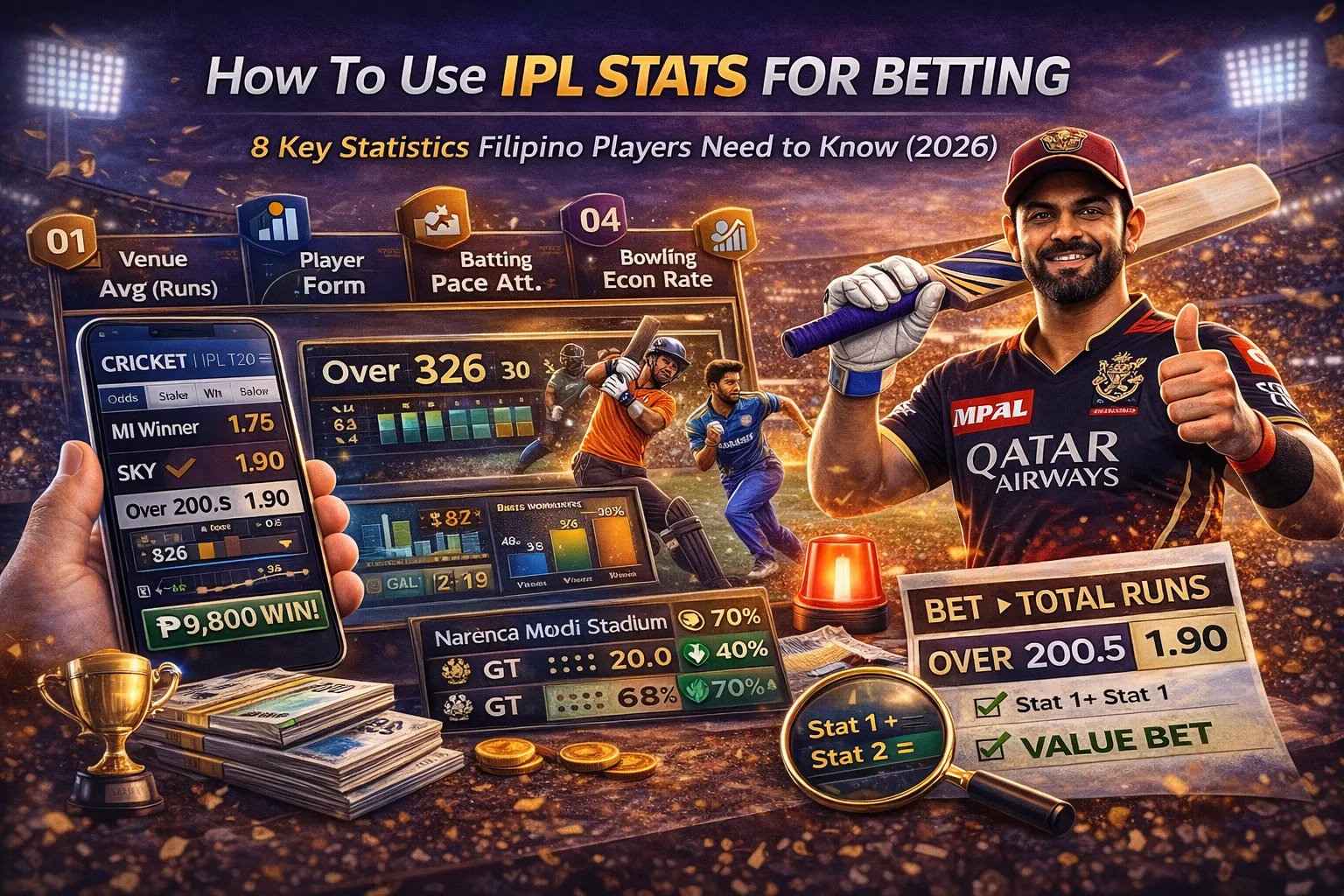 How to Use IPL Stats for Betting: 8 Key Statistics Filipino Players Need to Know (2026)