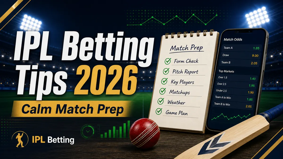 IPL Betting Tips 2026: Practical Checks Before You Bet