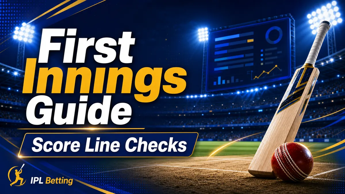 IPL First Innings Betting Guide: Score Line Checks
