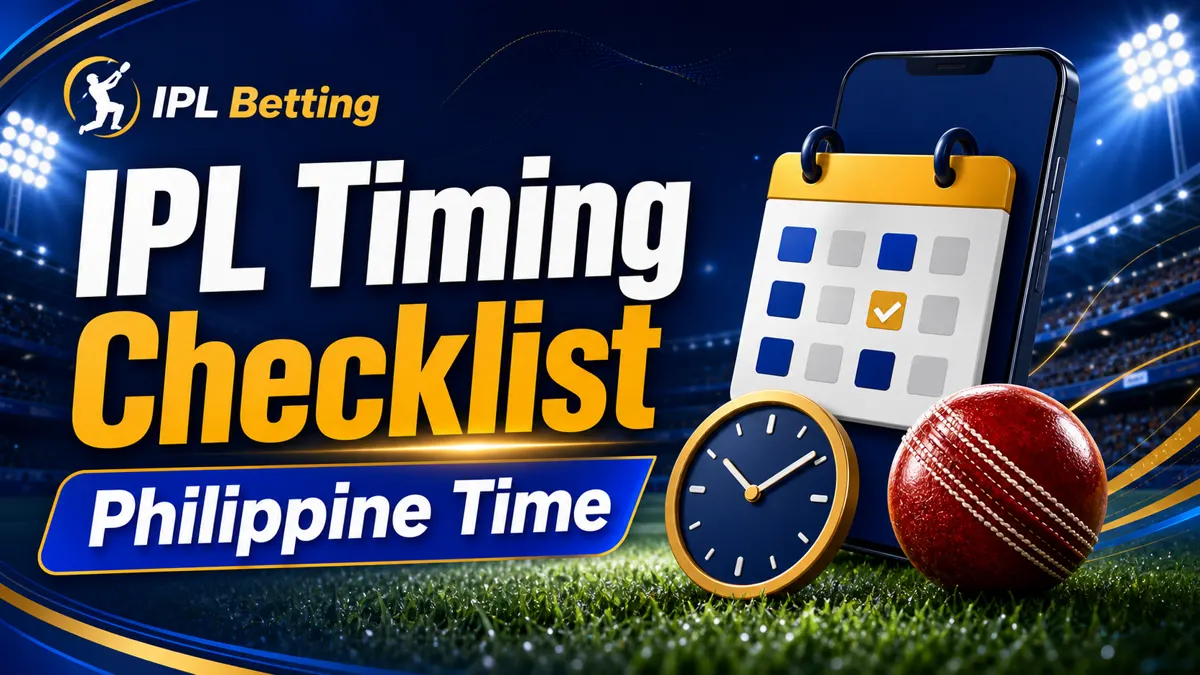 IPL Schedule in Philippine Time: Match Timing Guide for Fans