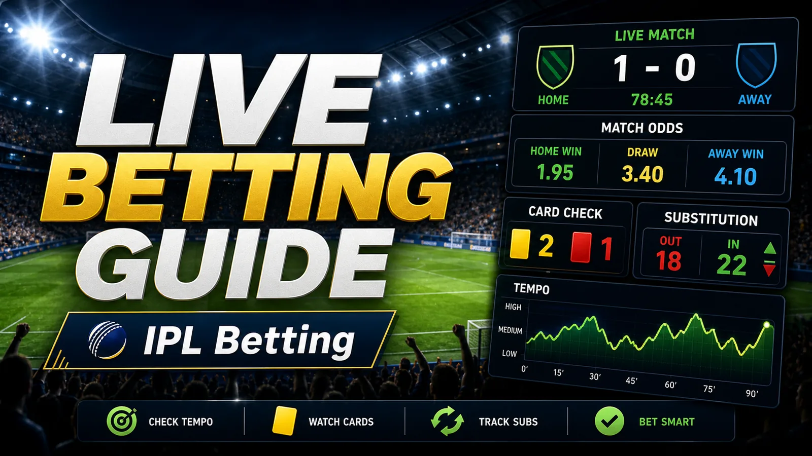 World Cup 2026 Live Betting Guide: Tempo, Cards, and Substitution Checks
