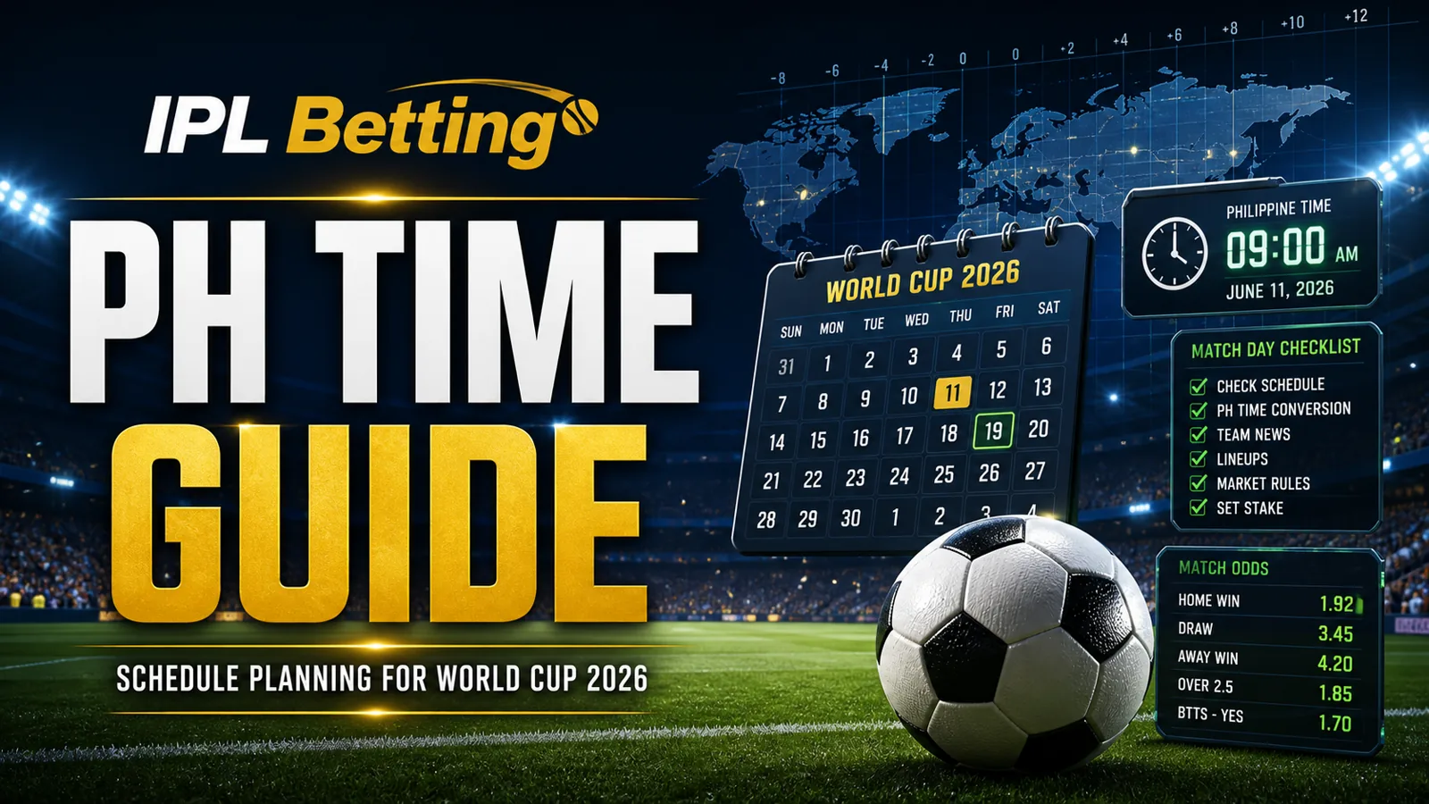 World Cup 2026 Schedule in Philippine Time: Match Planning Guide