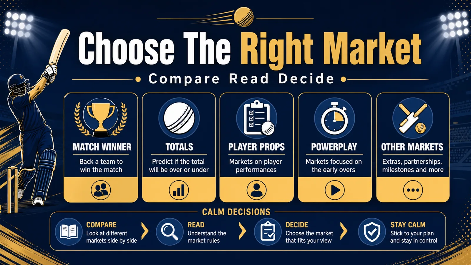 Best IPL Betting Markets Explained: Which Options Fit the Match, the Reader, and the Moment