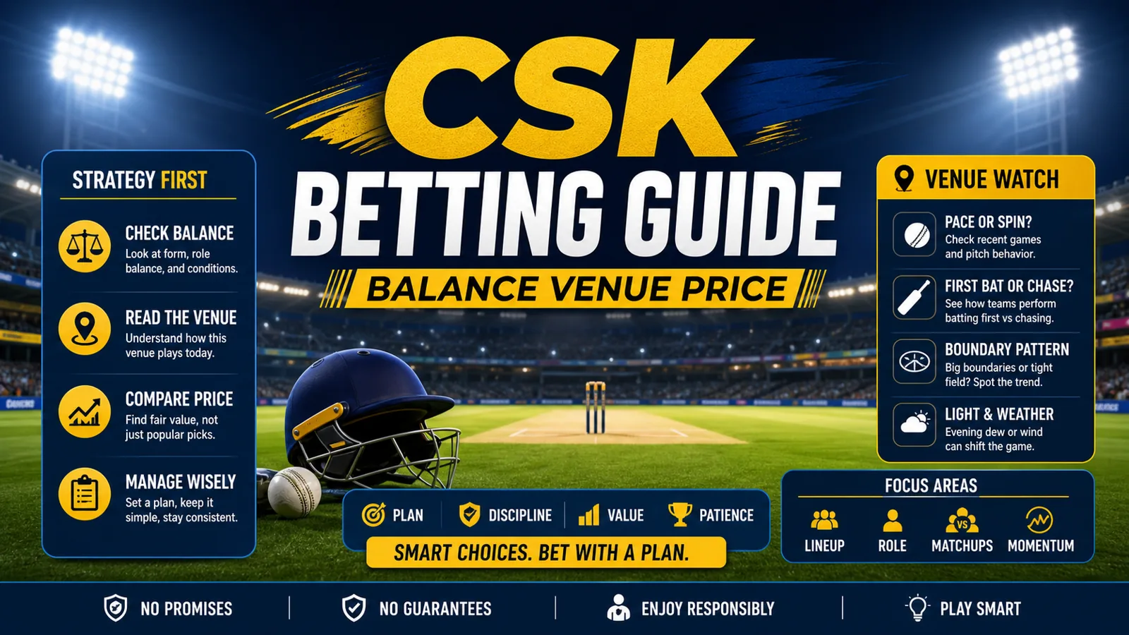 CSK Betting Guide: Squad Balance, Venue, and Match-Day Price Checks