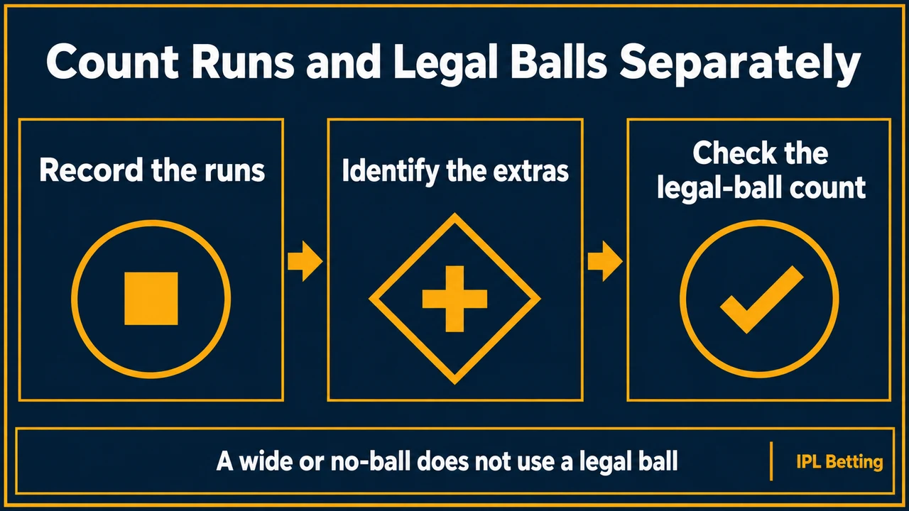 Cricket Extras and Free Hits: Runs and Balls Explained — visual explanation