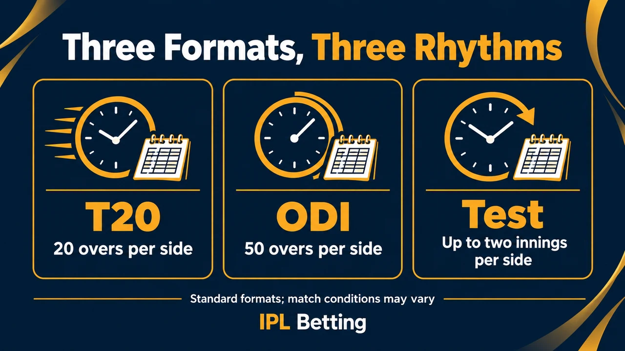 T20, ODI, and Test Cricket: Why the Same Score Means Different Things