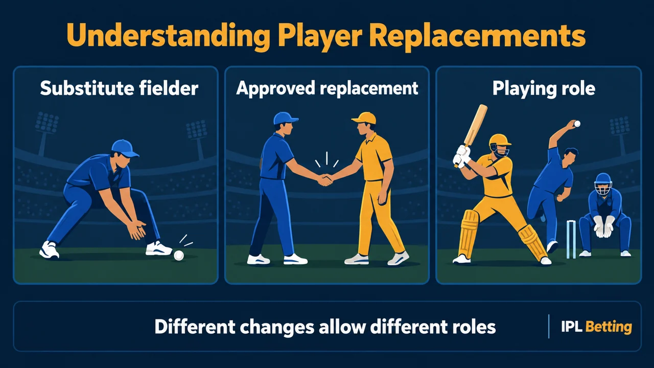 Substitute Fielder or Concussion Replacement? What a Player Change Allows