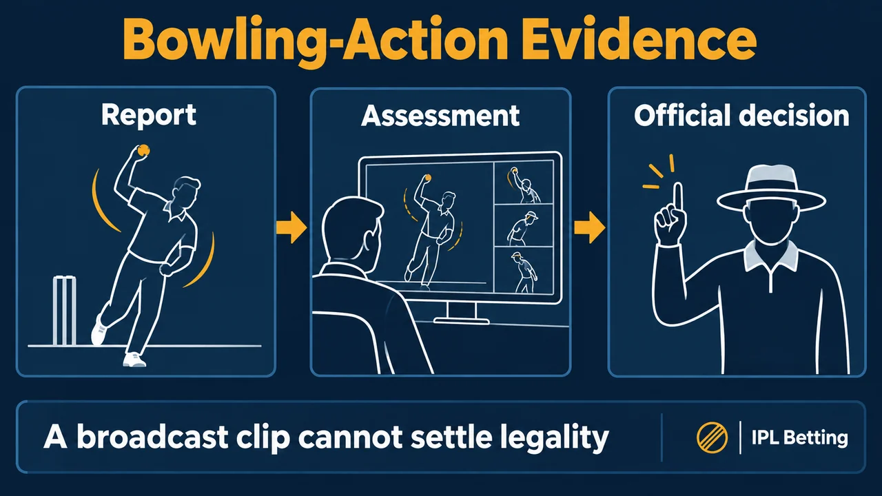 Original conceptual illustration. A report, a formal assessment and an official decision are different evidence stages.